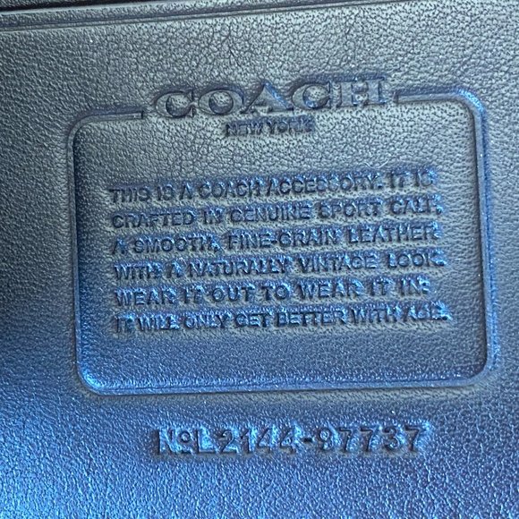 BNWT COACH Smooth Leather Wallet - Picture 8 of 11